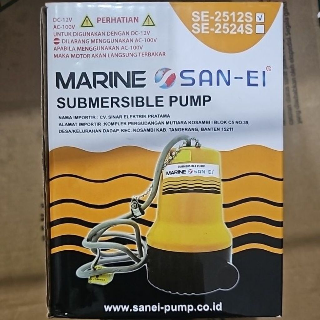 Pompa Celup Air Bersih DC Marine Pump Pompa DC Berkualitas