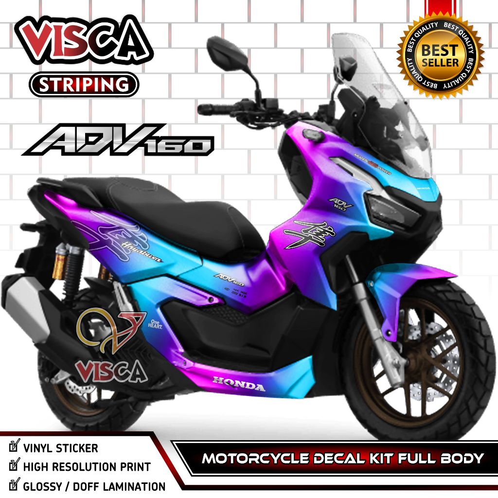 Decal ADV 160 Full Body - Stiker ADV 160 Full Body - Dekal ADV 160 Full Body - Striping ADV 160 Vari