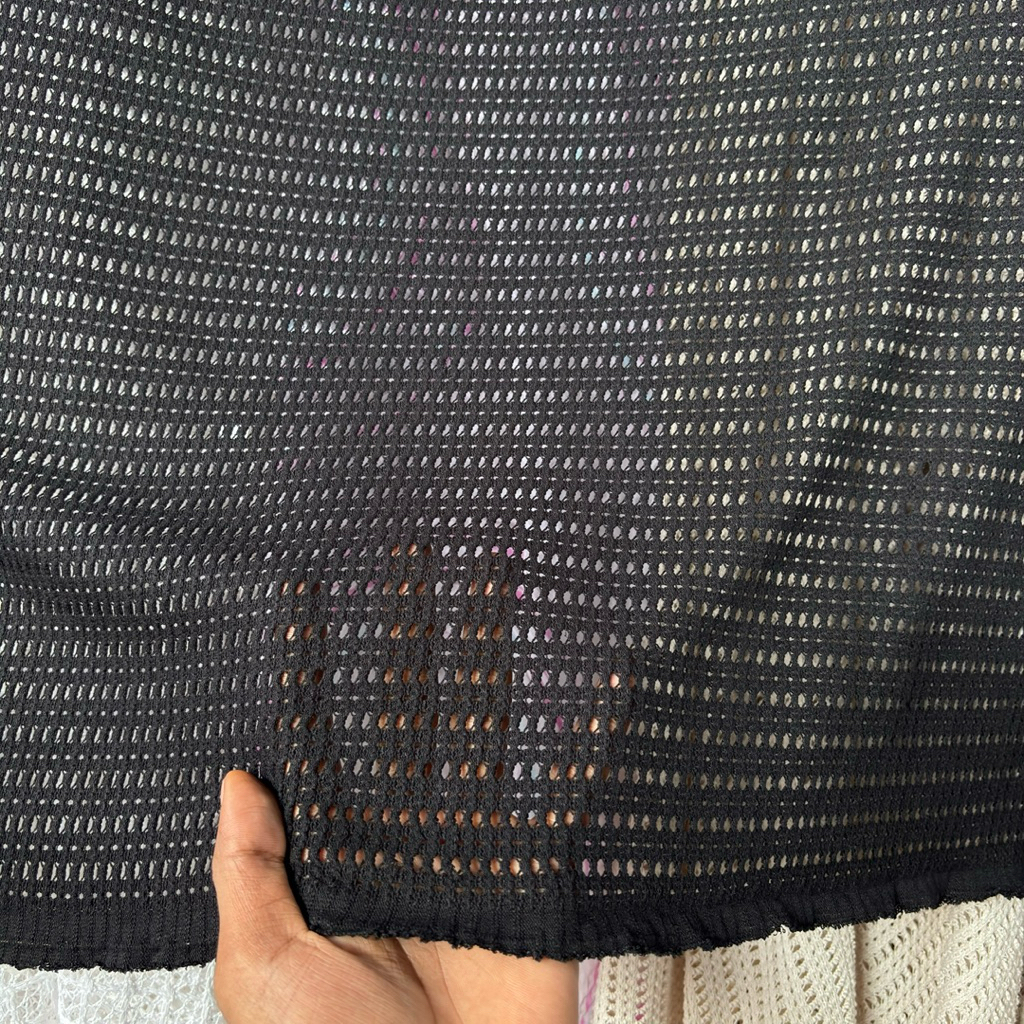 Termurah Kain Raju Jala Import | Bahan Rajut Korea | Kain Rajut Katun Premium | Bahan Rajut Antik bo