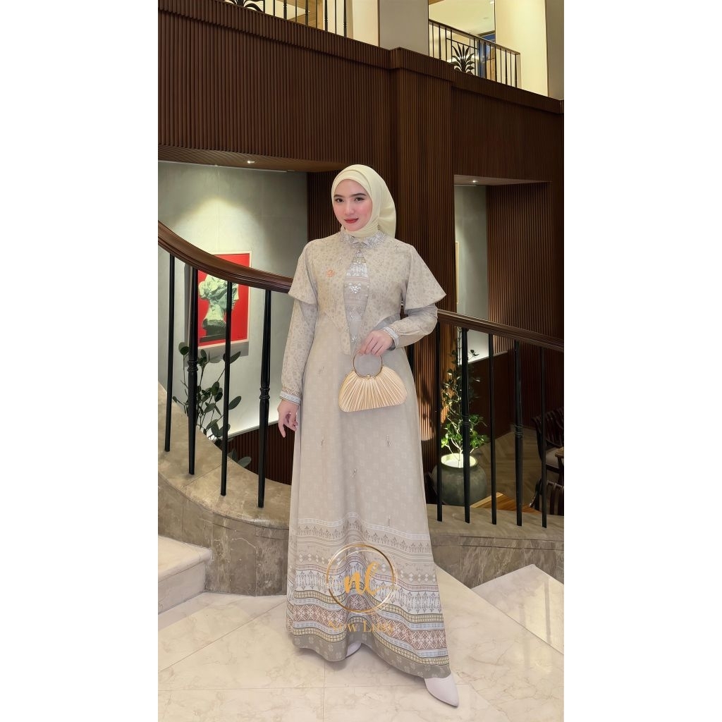 ZOYA DRESS-New Lusy-Gamis Mewah-Gamis Baru-Gamis Pesta-Gamis Original
