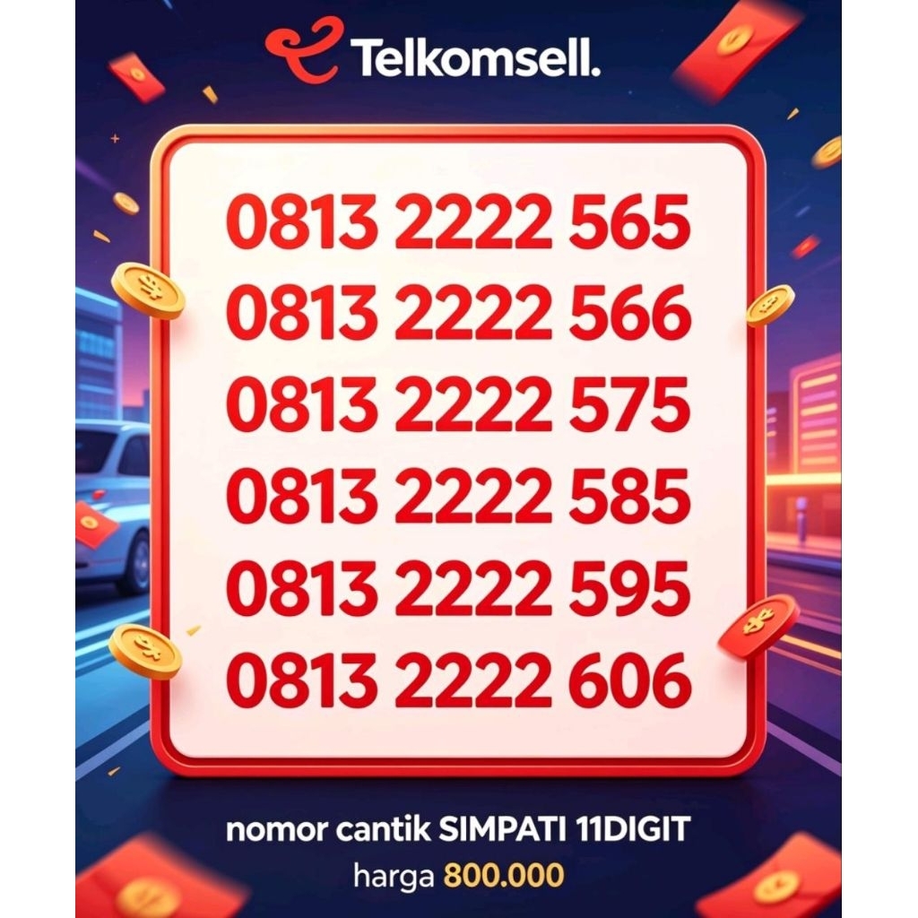NOMOR CANTIK SIMPATI 11 ANGKA