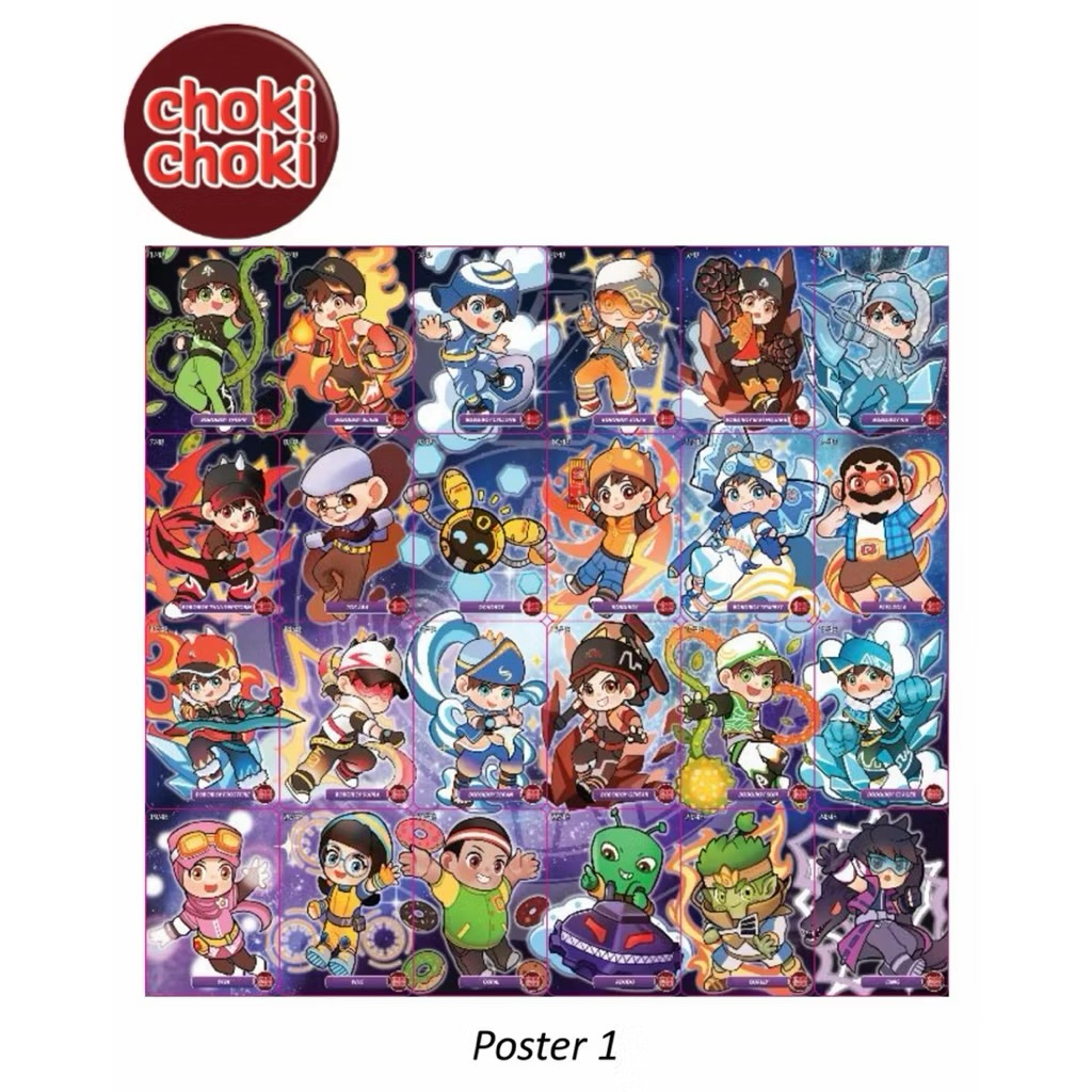 BOBOIBOY x CHOKI CHOKI : BOBOIBOY GALAXY PUZZLE (1 Keping Kad Sahaja)