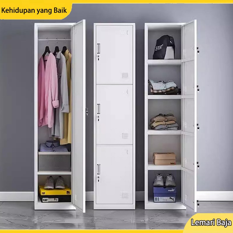 TACOMA Loker Besi Loker Karyawan Lemari Loker Lemari Kabinet Besi 1 Pintu sampai 12 Pintu