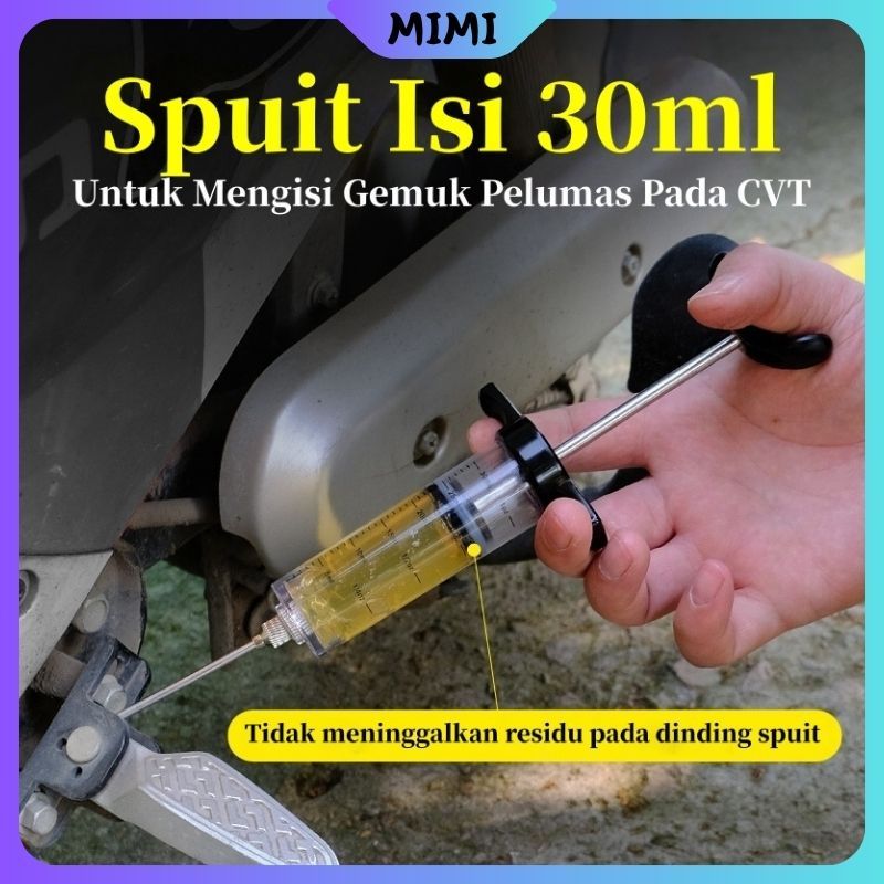 Suntikan Grease Untuk Mengisi Gemuk Pelumas Pada CVT / Dapat Menjangkau Celah Mesin Yang Dalam / Ala