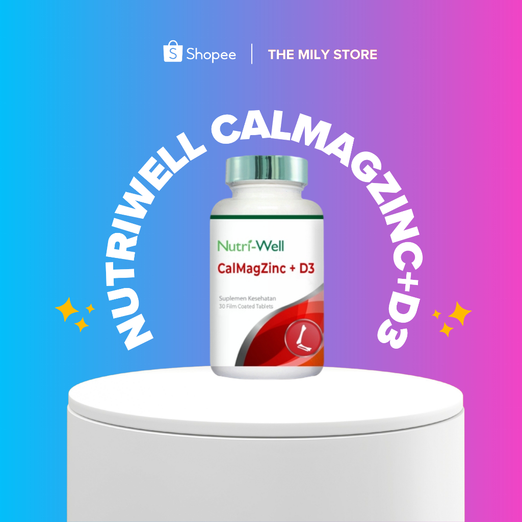 NUTRIWELL CALMAGZINC + D3 400Iu '30