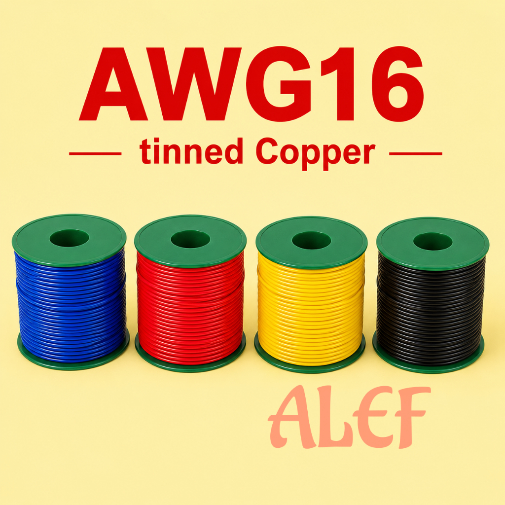 kabel awg 16 Tinned Copper merah biru kuning hitam awg16 serabut