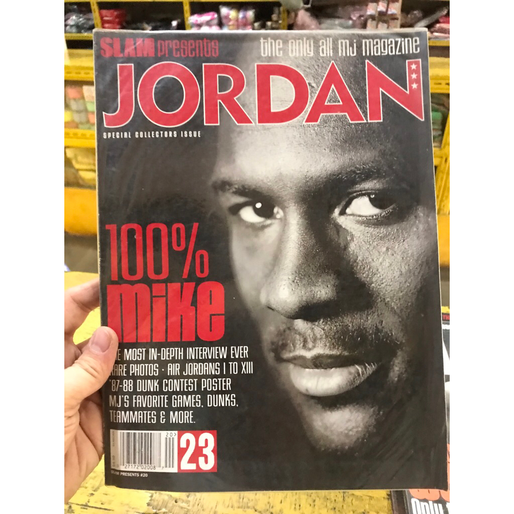 SLAM 100% MIKE IMPORT BOOK BASKETBALL MICHAEL JORDAN BUKU LANGKA