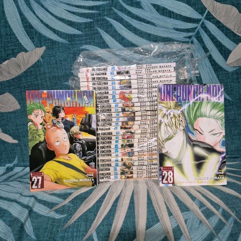 Paket Komik One Punchman Vol 1-28 Onepunch One Punch Man Set Fulset Fullset Lengkap Manga