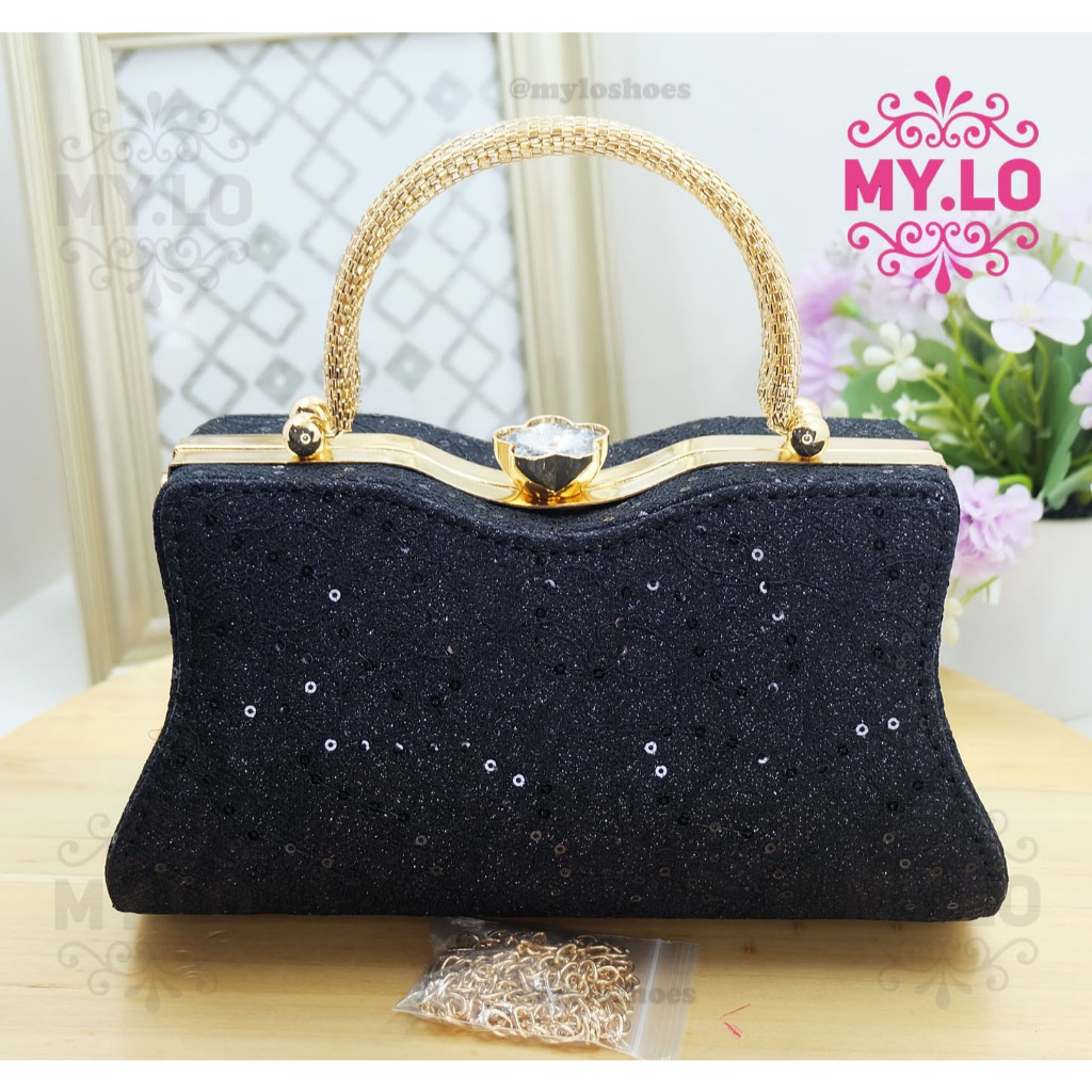 TAS PESTA WANITA CLUTCH WEDDING PARTY BAG DOMPET KONDANGAN MEWAH ELEGAN PREMIUM IMPOR