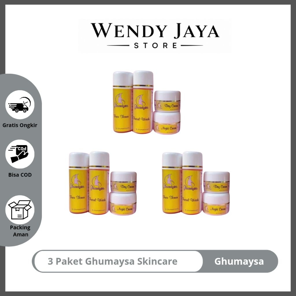 GHUMAYSA 3 Paket Skincare
