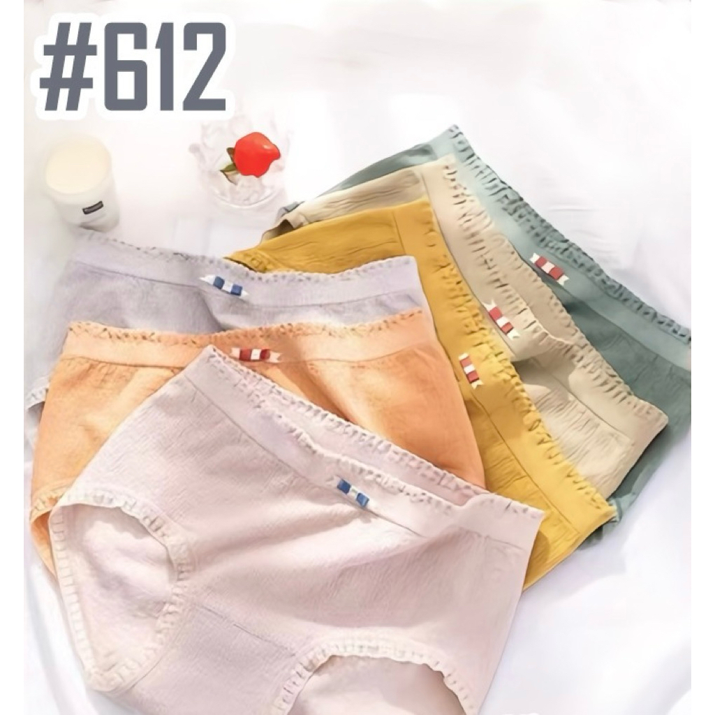 6PCS CELANA DALAM RAJUT POLOS PREMIUM | CD RAJUT POLOS PREMIUM
