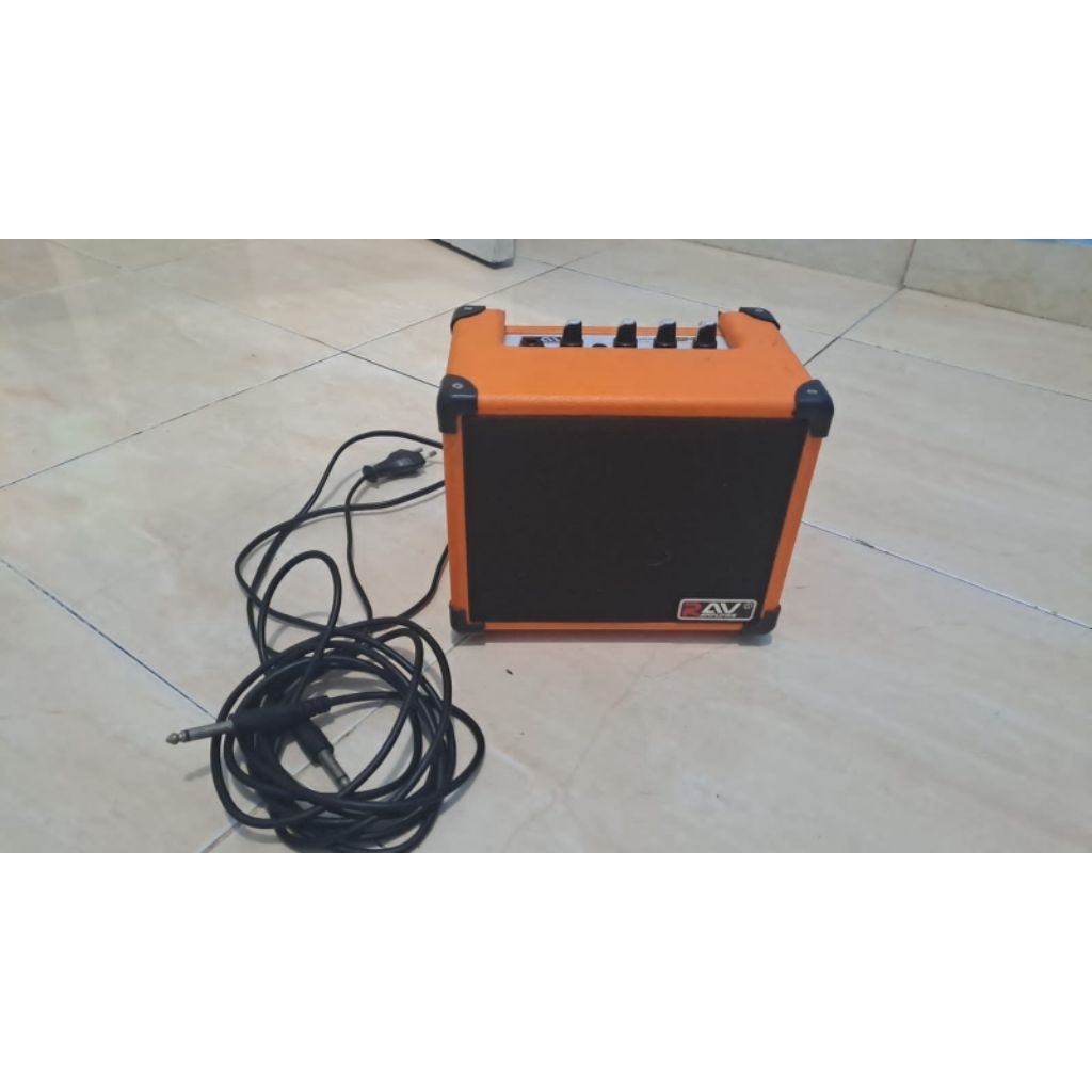 Ampli gitar orange mini 4" merk RAV