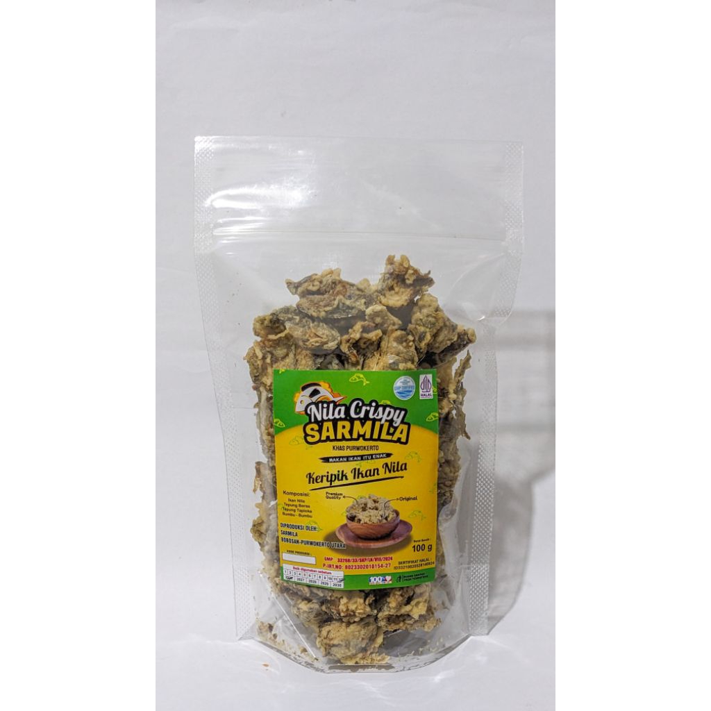 Nila Crispy/Keripik Ikan Nila/Baby Fish Netto 100 g