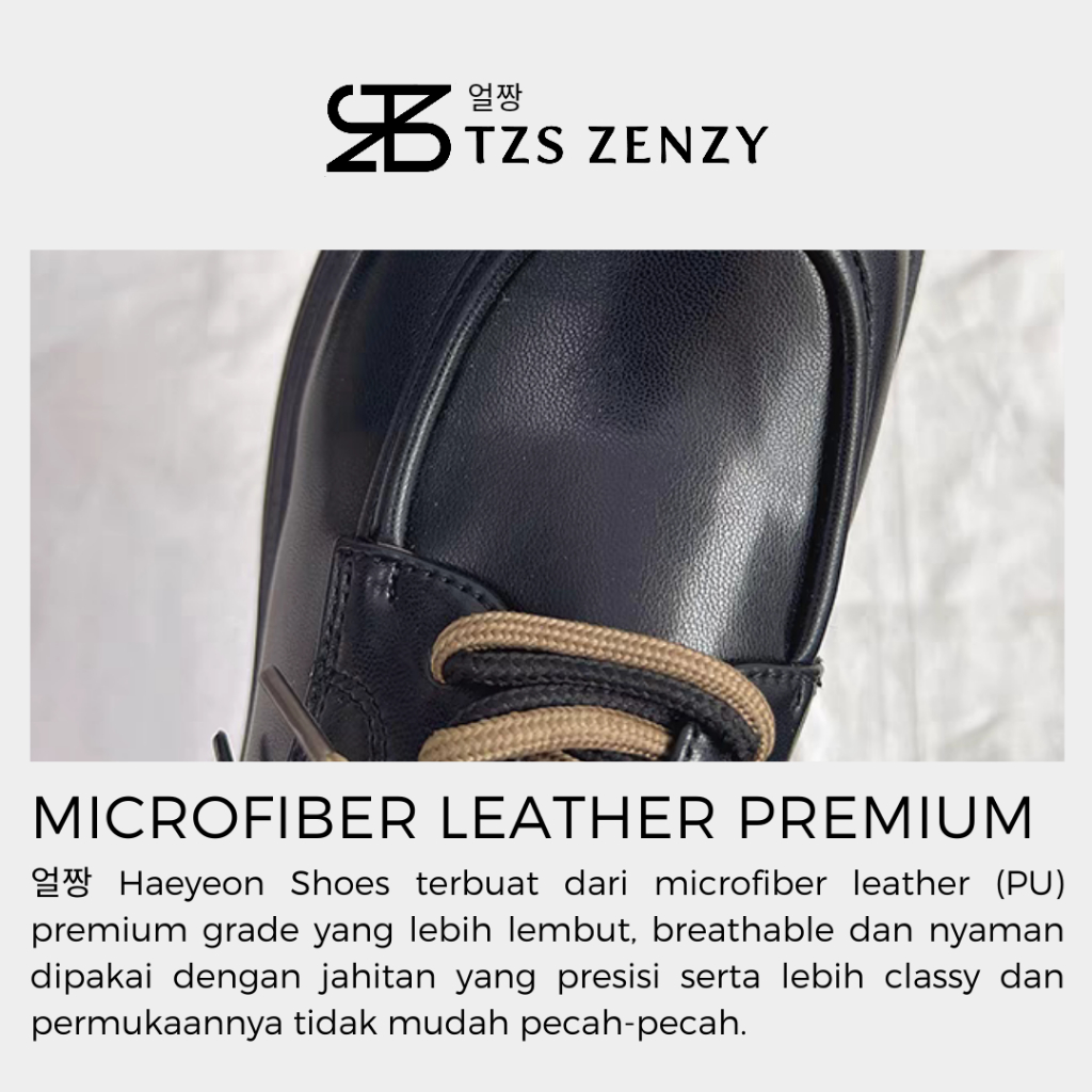 ORIGINAL TZS Zenzy Haeyeon Shoes - Sepatu Oxford Wanita - Sepatu Docmart Wanita - Sepatu Wanita