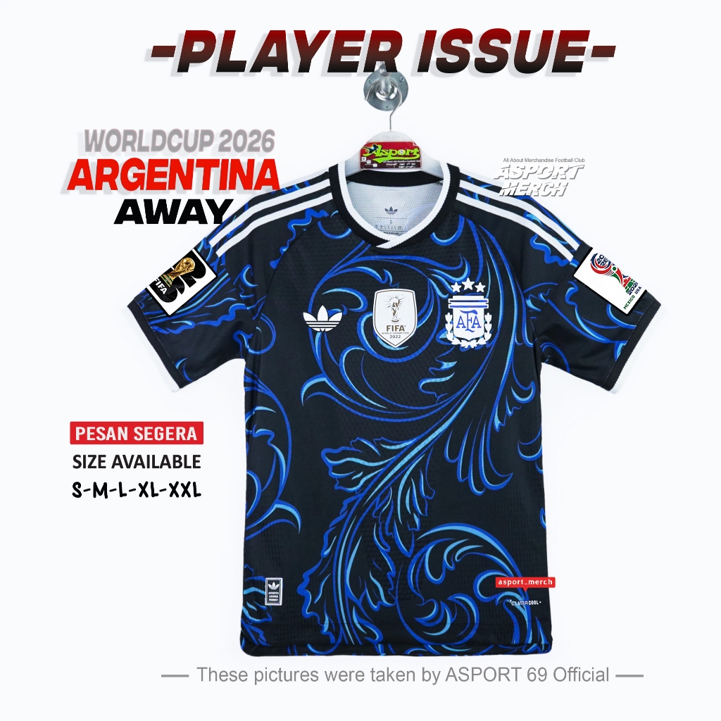 JERSEY PLAYER ISSUE ARGENTINA AWAY 2026 WORLD CUP PI ARGENTINA AWAY 26 PILDUN