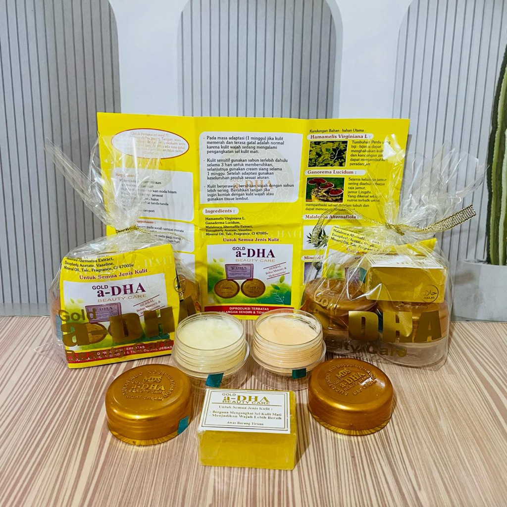 CREAM a-DHA GOLD MDS ORIGINAL Tutup Timbul