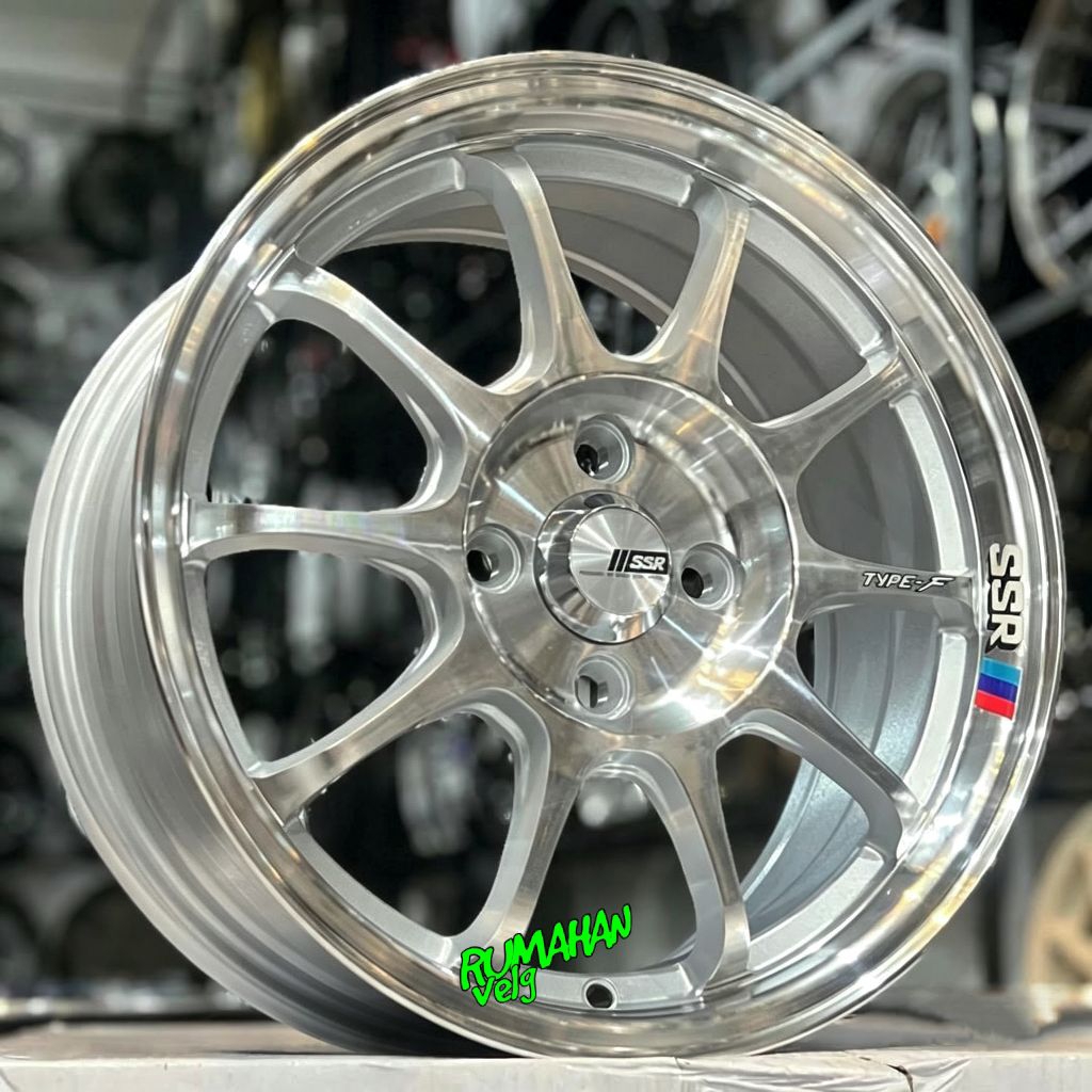 velg SSR TYPE F r16 lebar 7 pcd 4x100 ET 40 mobil ring 16 pnp mobil agya ayla swift fronx brio jazz 