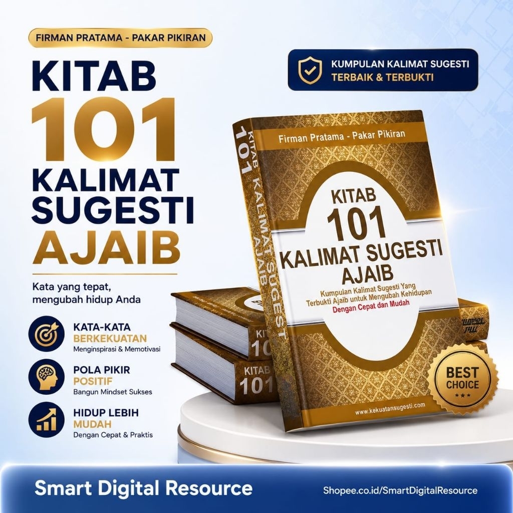 PDF Kitab 101 Kalimat Sugesti Ajaib + Audio