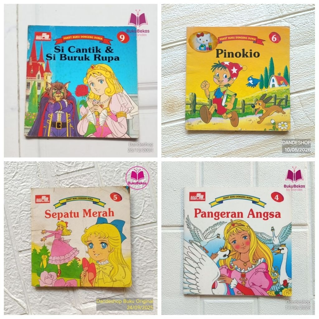 Paket Buku Dongeng Dunia ELEX MEDIA - Buku Cerita Anak Bekas Preloved