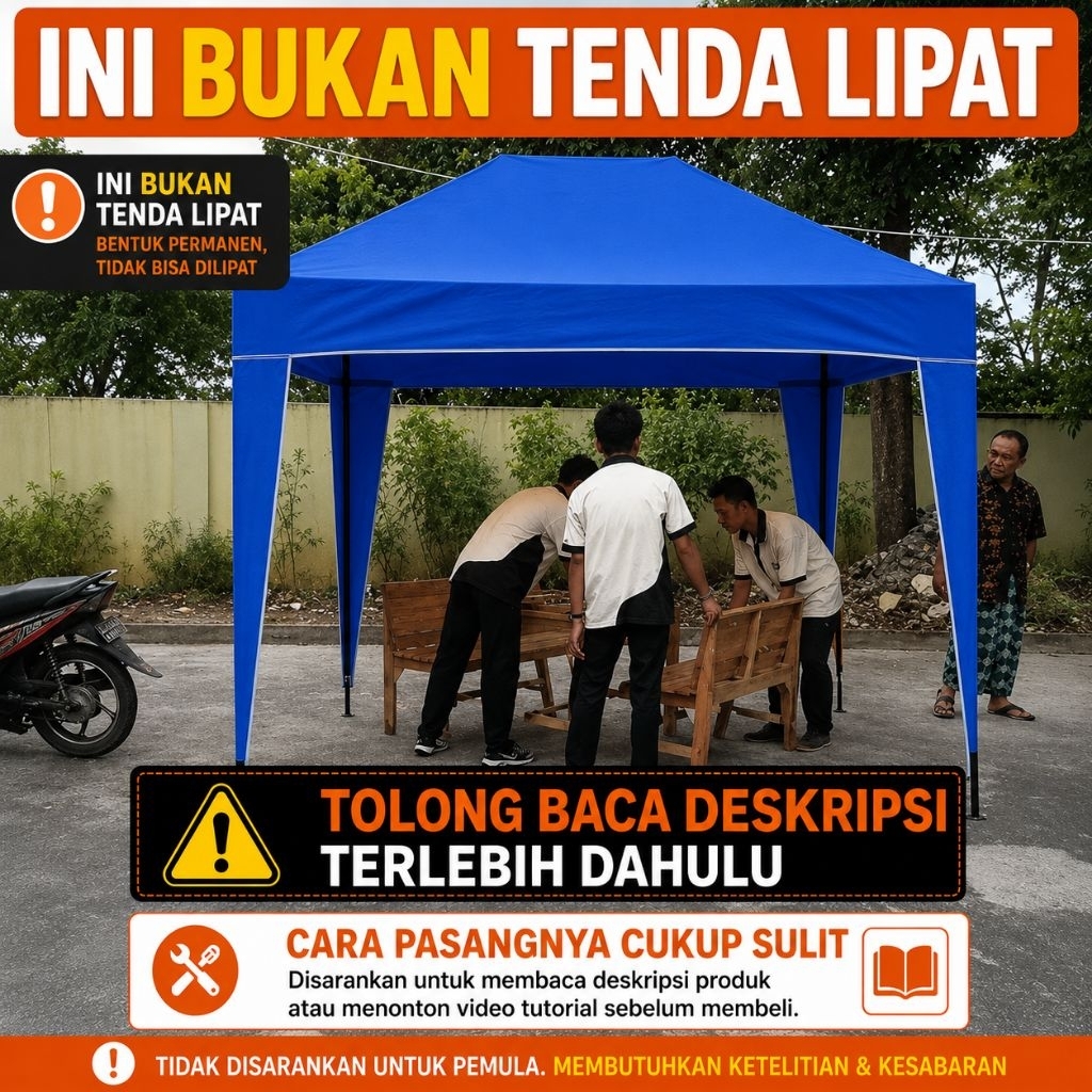 TENDA CAFE 2X3 STAND JUALAN BAZAR MURAH