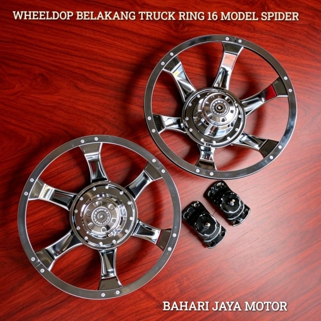 Weldop dop roda belakang truck ban doble ring 16