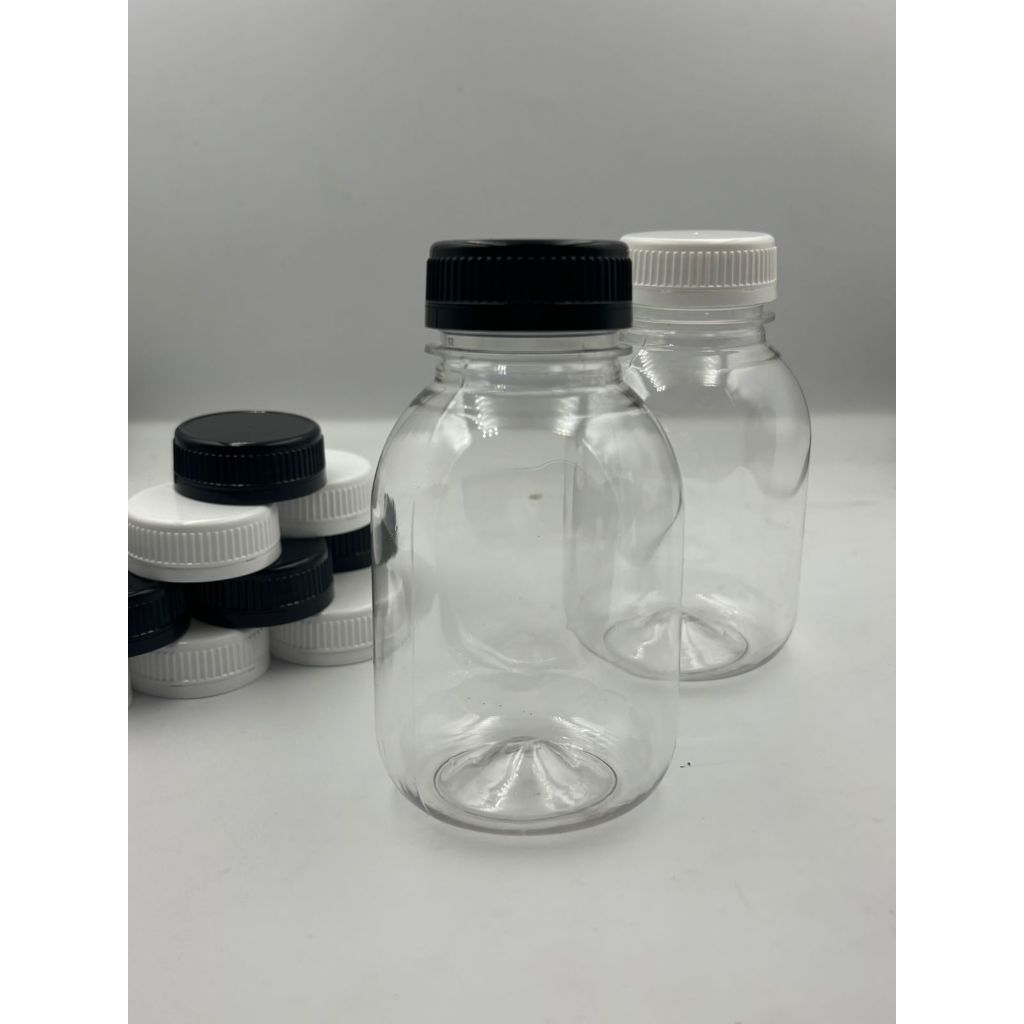 Botol Kale Gendut Gemoy Pendek Gemuk Chubby 250 ml / Botol Plastik SKLB / Botol Jus Kopi