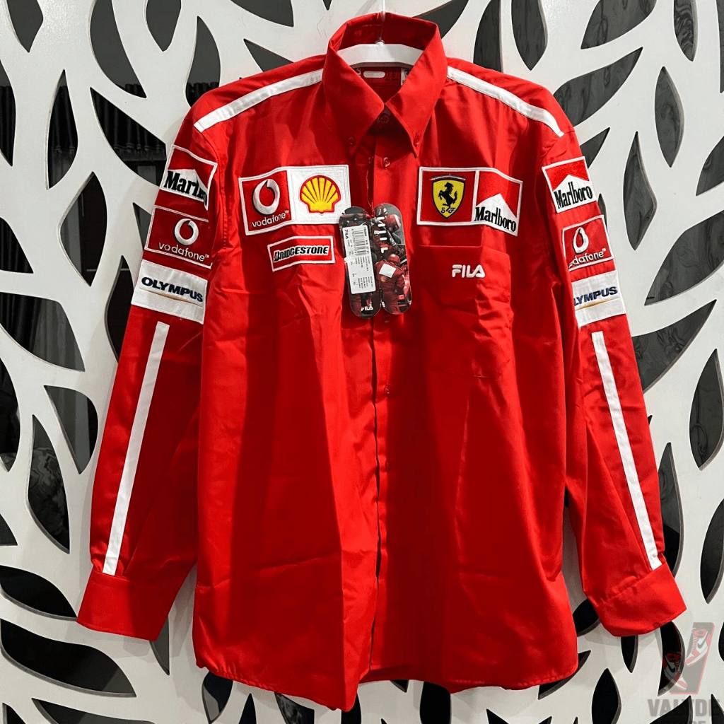 [Team Issued/BNWT/Size XL] Kemeja Scuderia Ferrari Formula One Team 2002