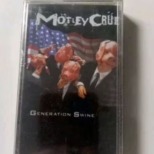 Kaset PITA Original MOTLEY CRUE - GENERATION SWINE SEGEL