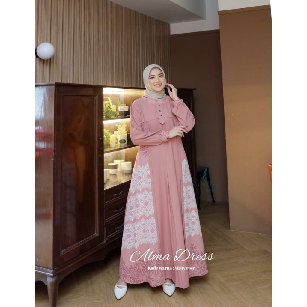 Gamis Alma dress Rompi ori by mumtaz