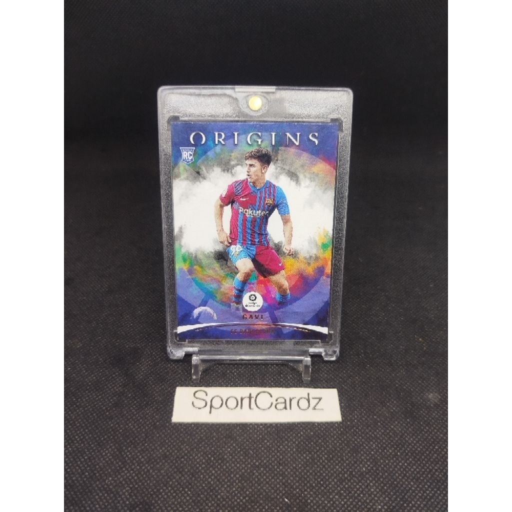 Kartu Bola 2021-22 Panini Chronicles LaLiga Origins Gavi RC Barcelona FC #86 (dpt top loader)