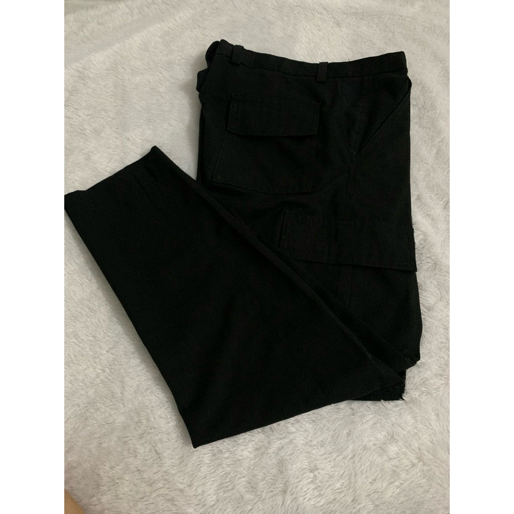 celana kargo cowok pria bahan drill preloved