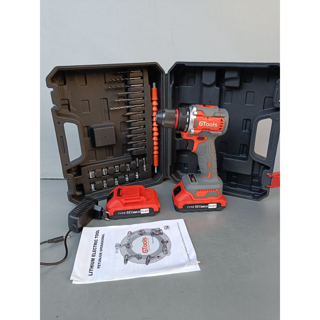 BOR CAS BRUSLESS GTOLS GT21+ 2 BATERAI 88VF