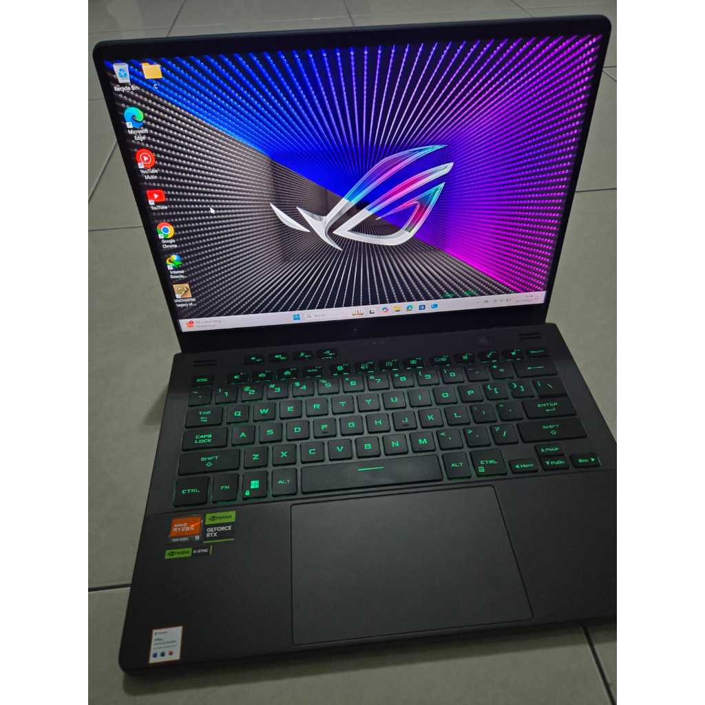 ASUS ROG ZEPHYRUS G14 GA402XV RYZEN9 7940HS RTX 4060 8GB ANIMATRIX EDITION GAMING DESAIN LAPTOP || N