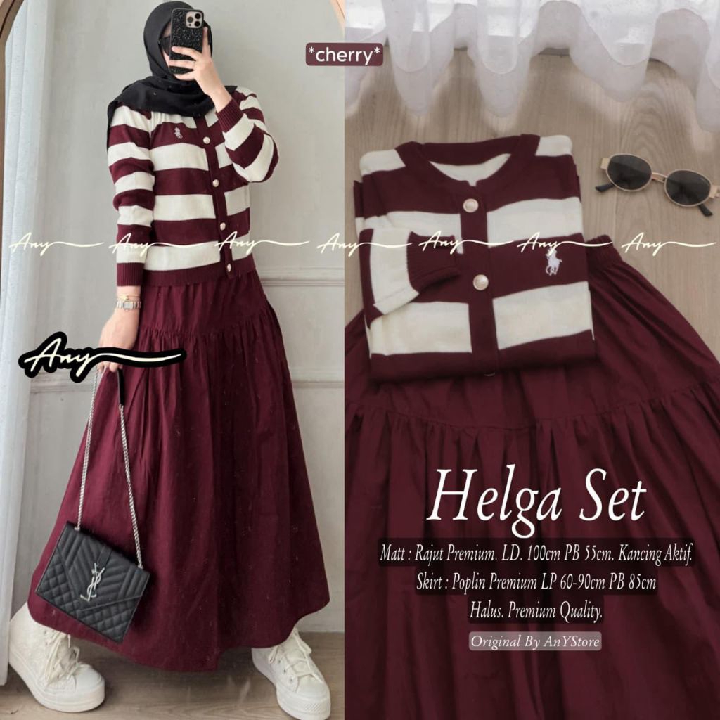 TERBARU BISA  COD )) BAJU KEINA // HELGA // AQILA  SET BY ANY  ORIGINAL BY UWAIS