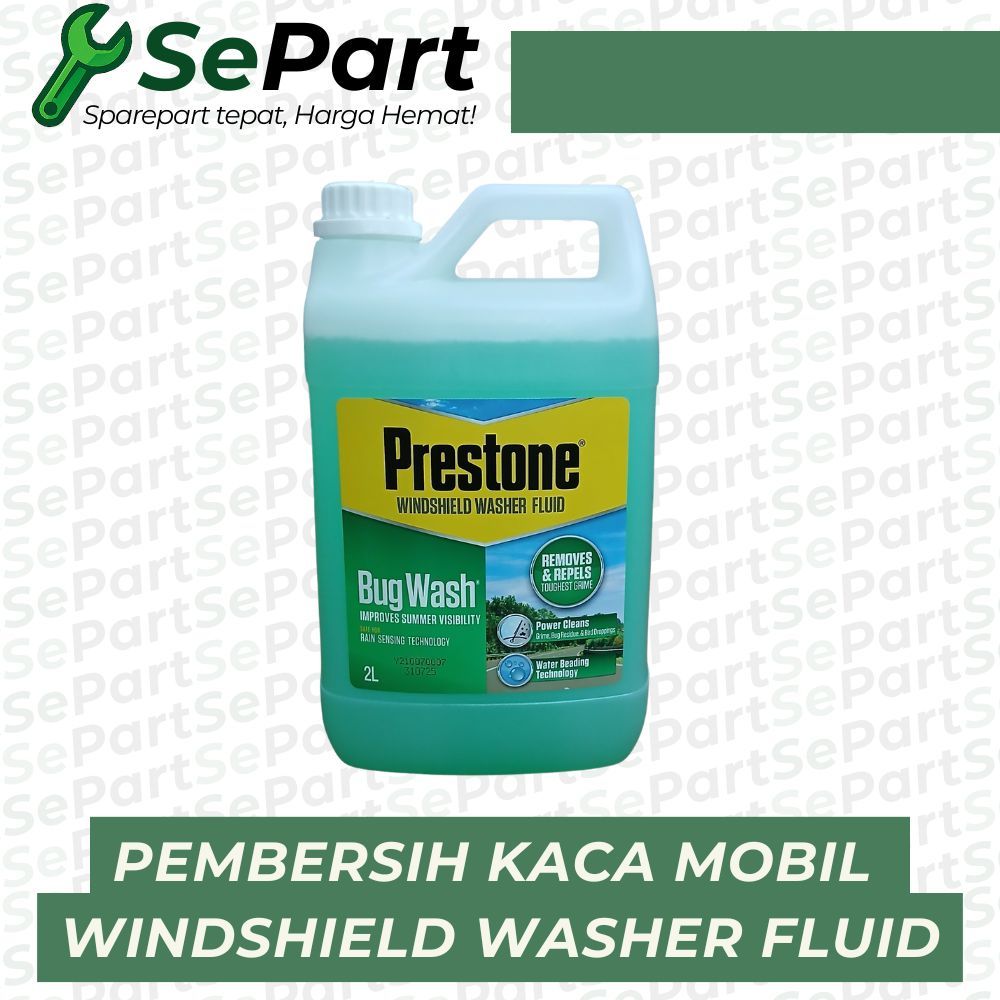 Prestone Air Wiper Fluid /Cairan Pembersih Kaca Mobil  2 Liter Merk Prestone