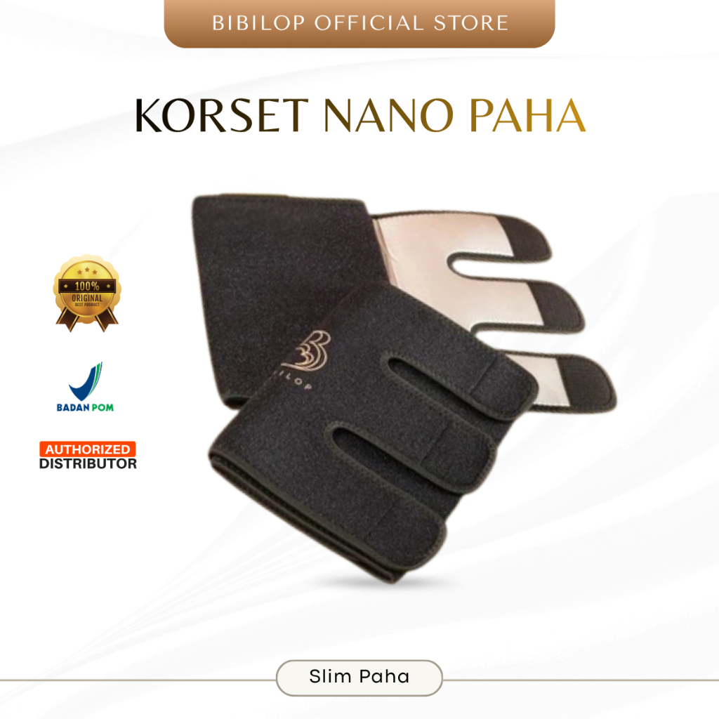 BIBILOP Korset Nano Paha Bibilop Slim Paha Slimming Belt Korset Pelangsing Memperkecil Paha Korset P