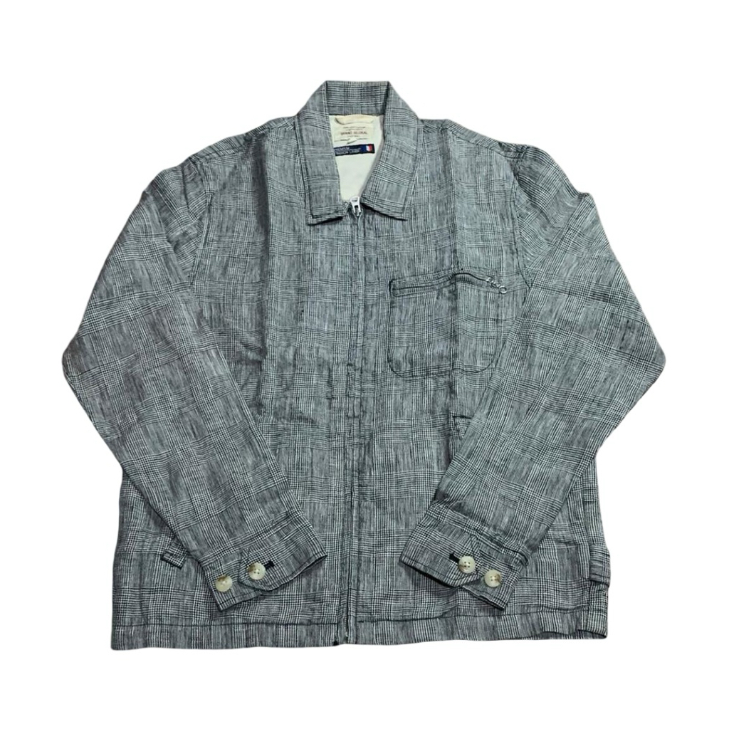 Grand Global Premium French Linen Work Jacket