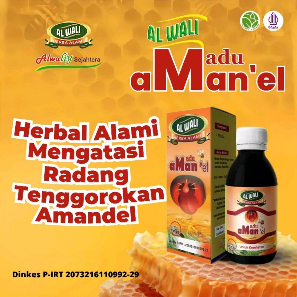 Madu amandel Radang Tenggorokan Al Waliy Alwaliy