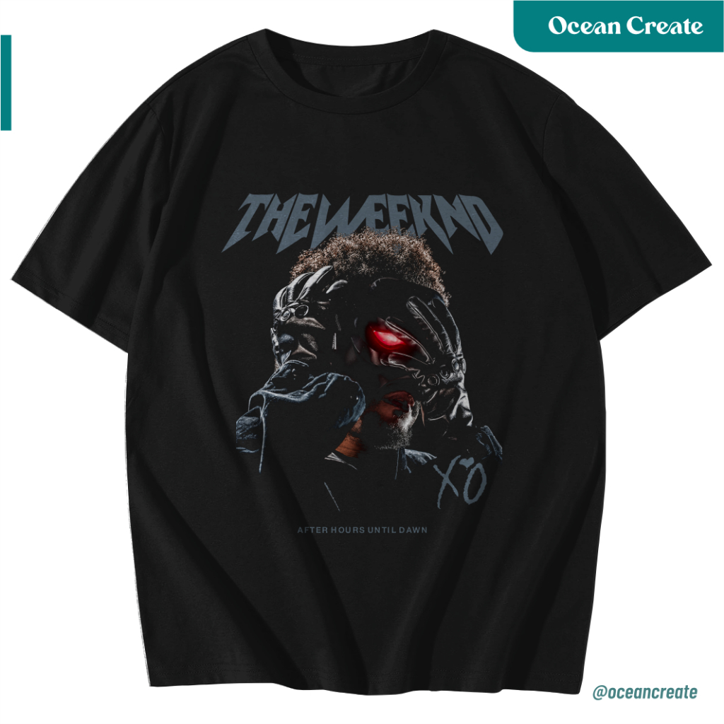 KAOS THE WEEKND XO Katun 30S T-Shirt Soft Baju