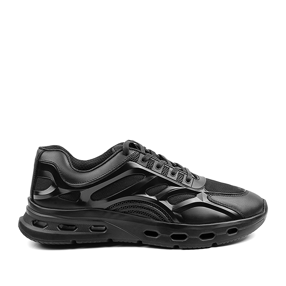Prabu - Sembara Black Sepatu Kulit Sneakers Pria