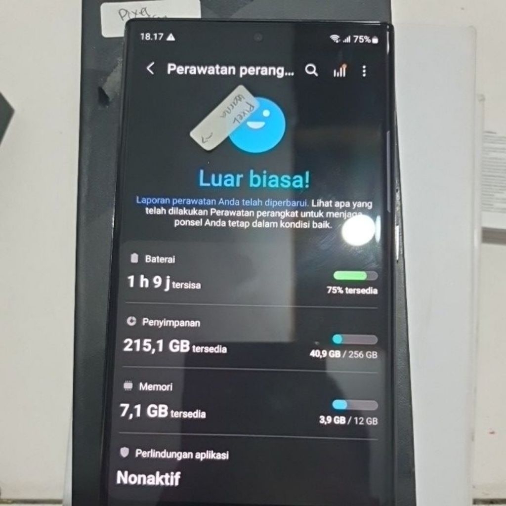 Samsung Galaxy S22 ultra 12/256 minus dikit