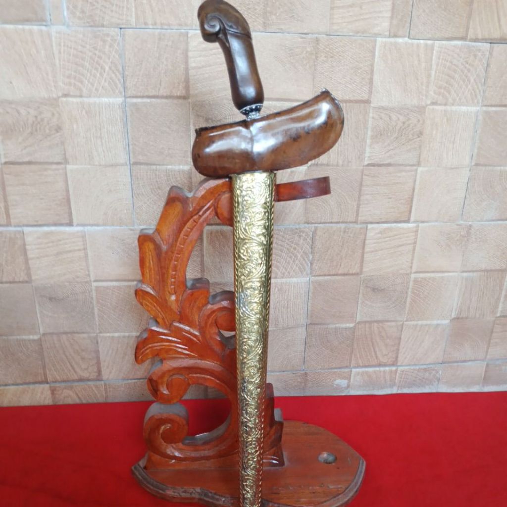 Keris Kyai Carubuk Luk 7 Sepuh Pamor Wos Wutah