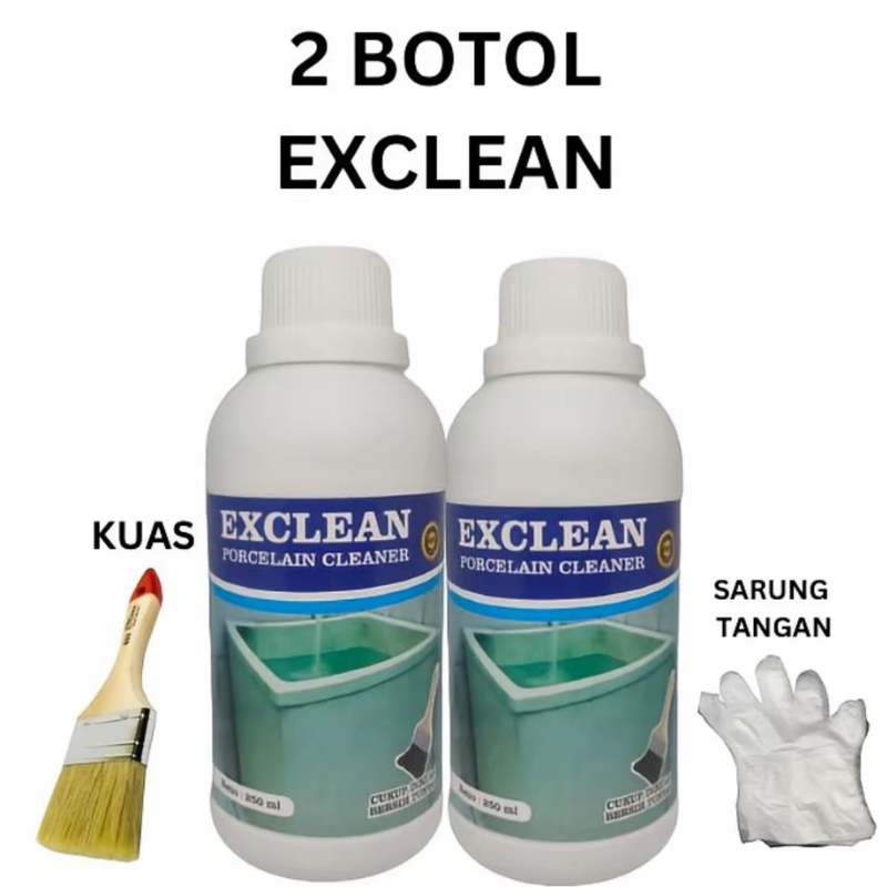Exclean Pembersih Kerak Keramik Porselen Lantai Kloset Toilet Kamar Mandi