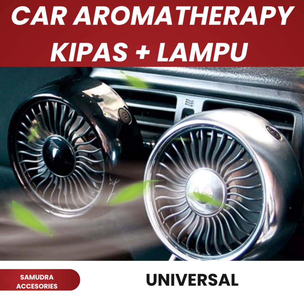 Kipas Angin Untuk Mobil / Kipas Low Noise Warna-Warni Untuk Ac Mobil / Kipas Angin Usb Angin Portabl
