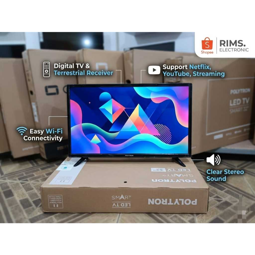 TV LED Polytron SMART TV 32" INC PLD32CV