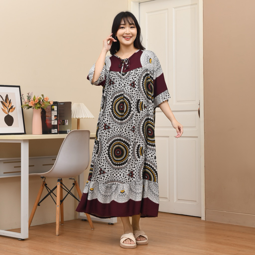 Bellarue Salsa Dress Daster Wanita Nyaman Bumil Busui Frendly