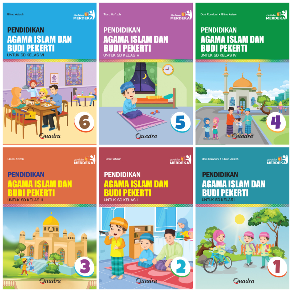 Pendidikan Agama Islam Kelas 1 2 3 4 5 6 SD/MI Merdeka Quadra