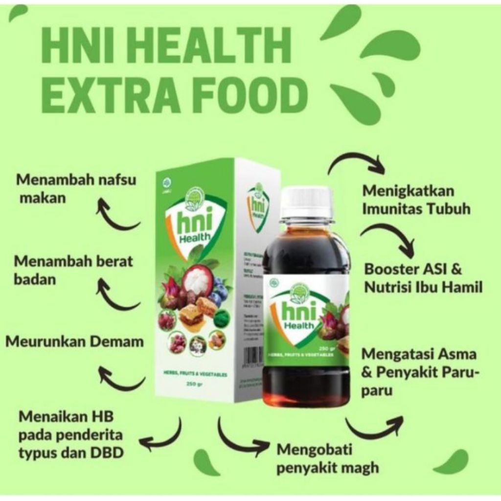 HNI Health Extra Food 250ml - Makanan Kesehatan- madu anak-anak