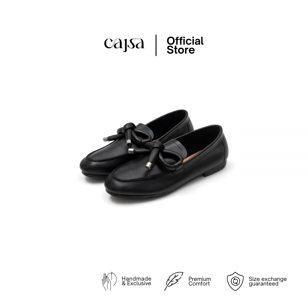 CAJSA | ZOE BLACK - LOAFER SHOES