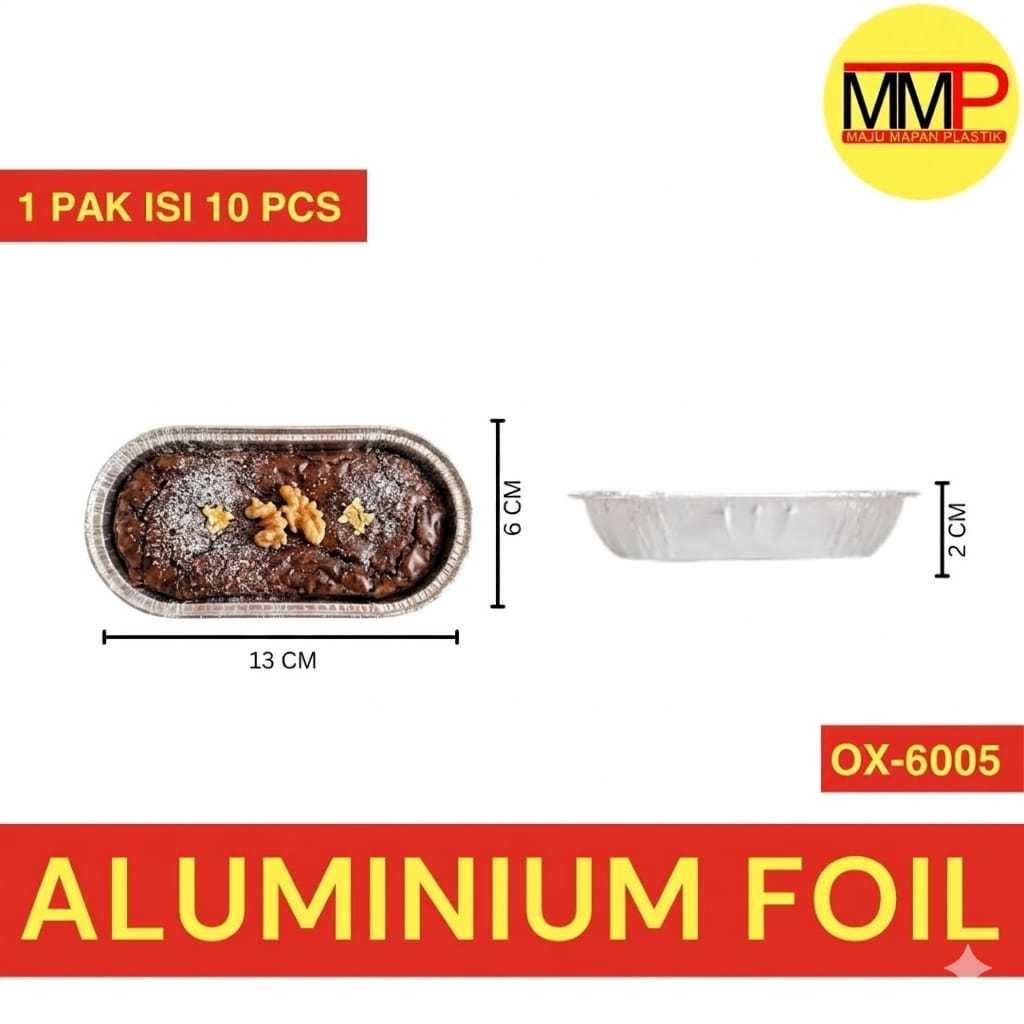 [10 pcs] Aluminium Foil / Aluminium Foil OX-6005 / Aluminium Foil Kecil - Aluminium Foil Makanan